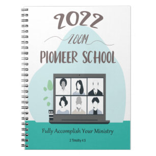 Carnet Jehovah Witness Zoom Pioneer School 2022