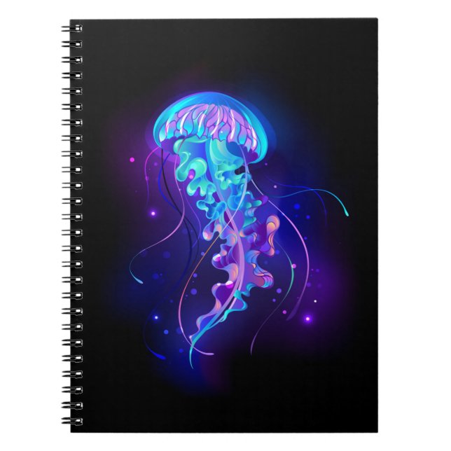 Carnet Jellyfish éclatante couleur (Devant)