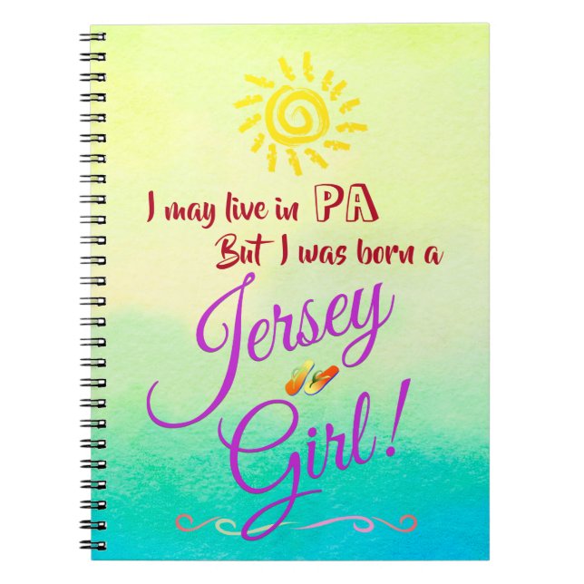 Carnet Jersey Girl Once & Always (Devant)