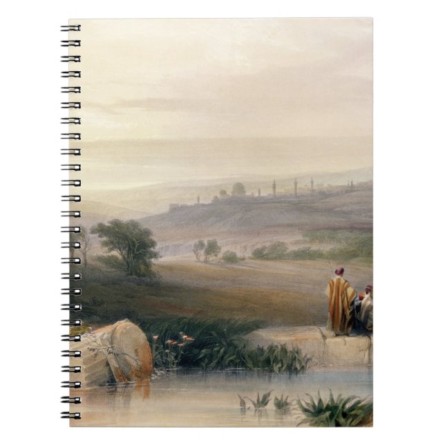 Carnet Jérusalem, avril 1839, plaquent 22 du volume I de (Devant)