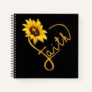 Carnet Jésus amour   Sunflowers Love Heart Faith
