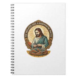 Carnet Jésus Balle De Yoga Complètement Dégonflée Humour 