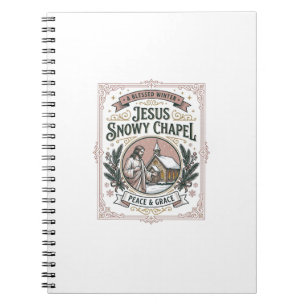 Carnet Jesus Chapelle enneigée Jésus Chapelle enneigée Fo