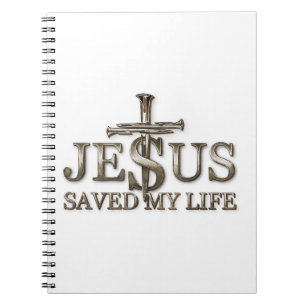 Carnet Jésus-Christ a sauvé mon cadeau de vie pour les fe