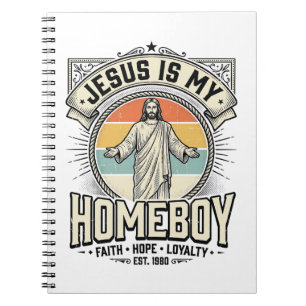 Carnet Jésus est mon pote Vintage T-shirt religieux