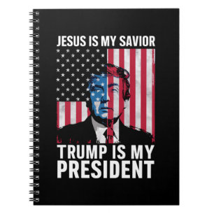 Carnet Jésus Est Mon Sauveur Trump Est Mon Président 2024