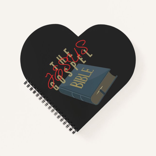 Carnet Jésus Le Coeur Biblique Évangile En Forme (Devant)