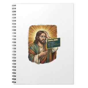 Carnet Jésus pleurant Erreur de syntaxe Codage Programmeu