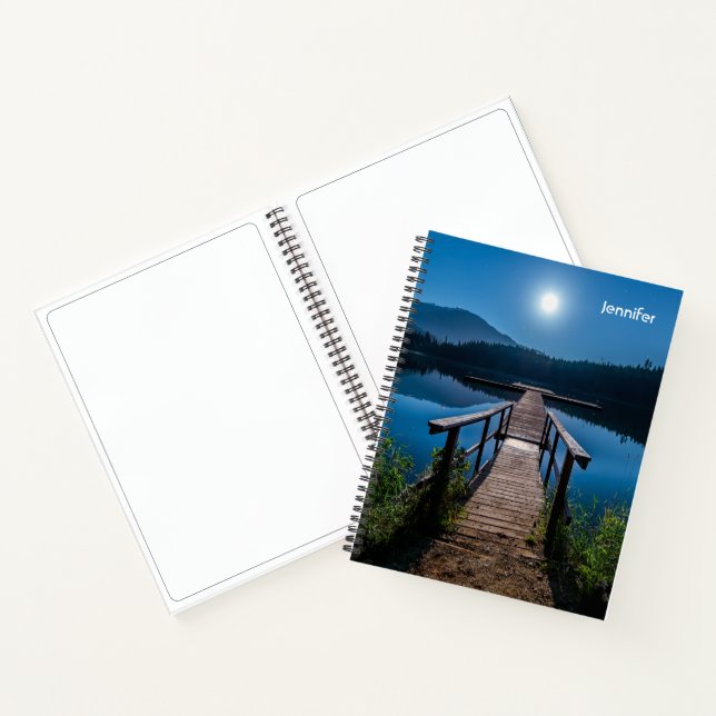 Carnet Jetée de nuit sous une Pleine lune (Intérieur)