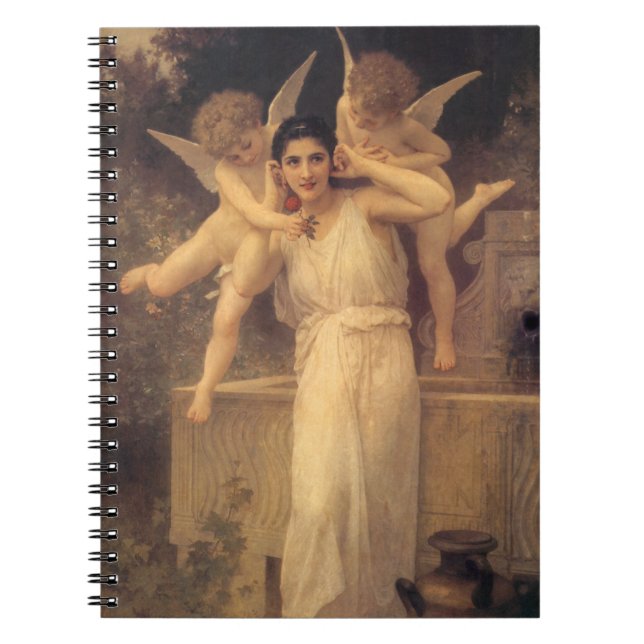 Carnet Jeunesse par Bouguereau, Portrait d'Anges Victorie (Devant)