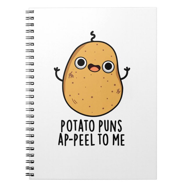 Carnet Jeux de mots sur la pomme de terre A-peel To Me Dr (Devant)