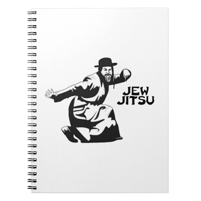 Carnet Jew Jitsu | Cadeaux Juifs Bar Mitzvah (Devant)