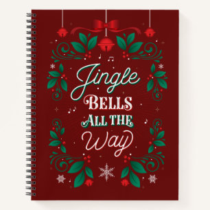 Carnet Jingle Bells All Way Christmas Sketchbook
