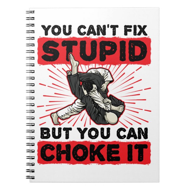 Carnet Jiu Jitsu, on ne peut pas se résoudre à la bête ma (Devant)