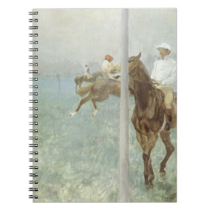 Carnet Jockeys Before the Race par Edgar Degas