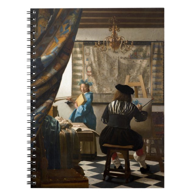 Carnet Johannes Vermeer - L'Allégorie de la Peinture (Devant)