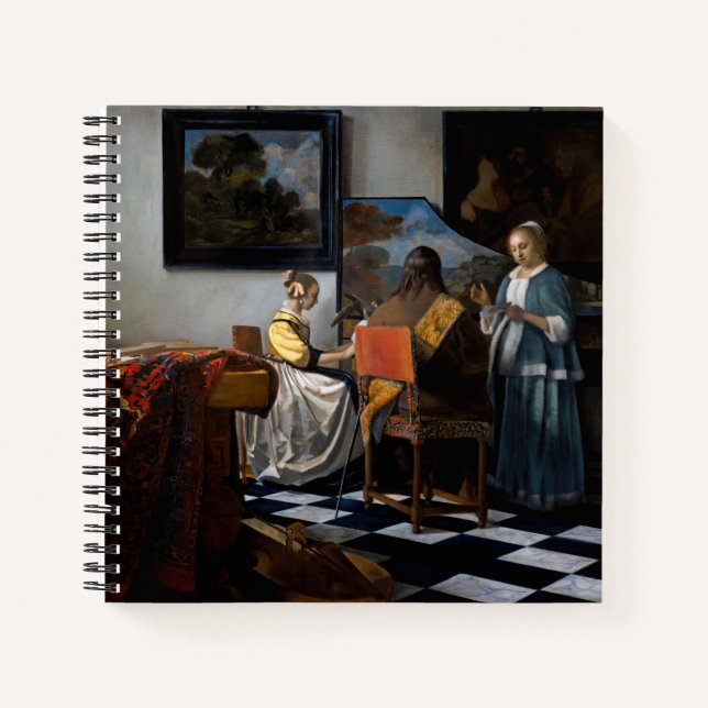 Carnet Johannes Vermeer - Le Concert (Devant)
