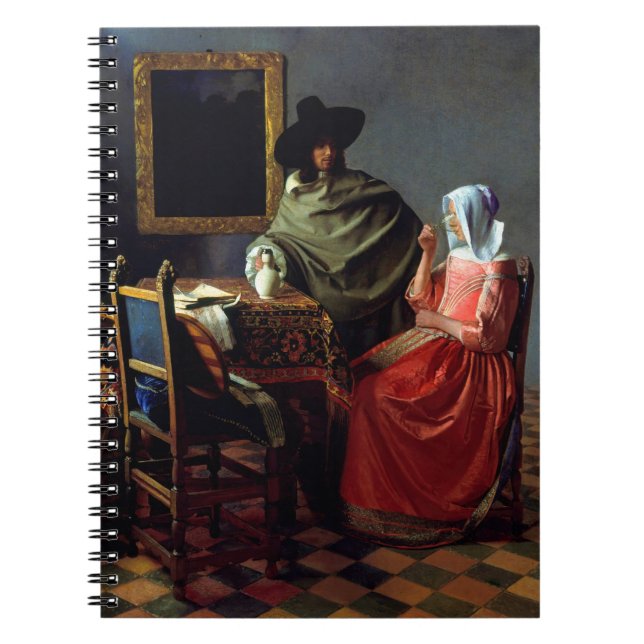 Carnet Johannes Vermeer - Le verre du vin (Devant)