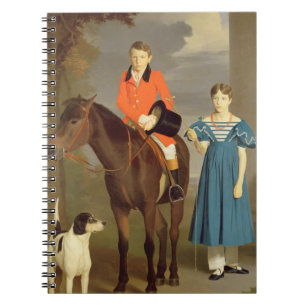 Carnet John Gubbins Newton and his Sister Mary, 1832-33
