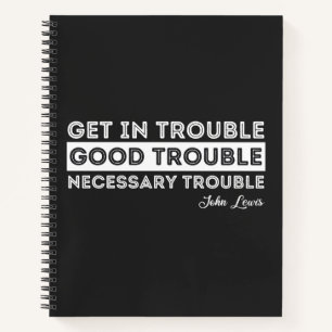 Carnet John Lewis - Citation à propos des problèmes