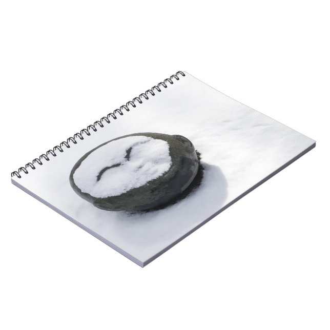 Carnet Joli Bouddha Avec Le Visage De Neige (Côté gauche)