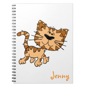 Carnet Joli chat Kitty Cartoon