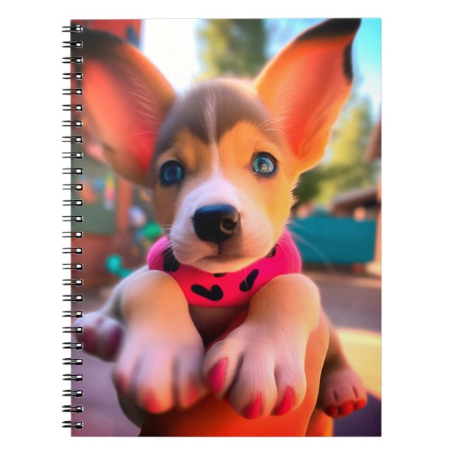 Carnet Joli chiot (Devant)