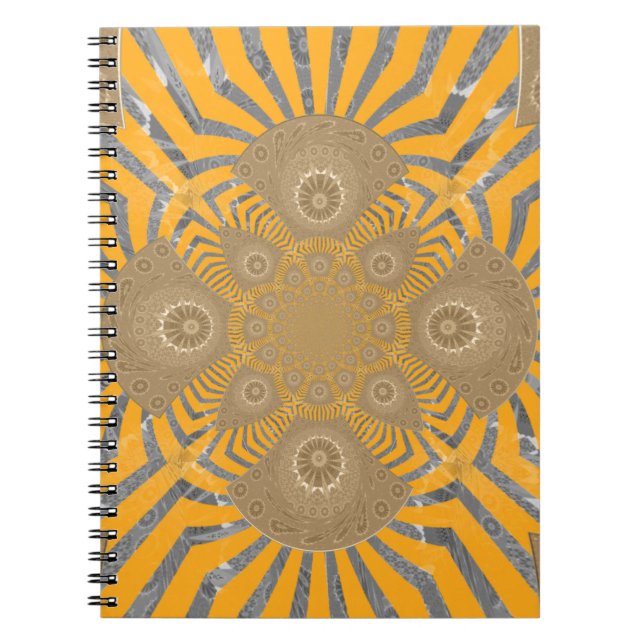 Carnet Joli design extraordinaire de motif symétrique afr (Devant)