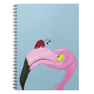 Carnet Joli Flamant rose rose