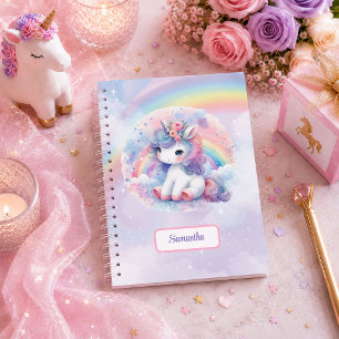 Carnet Joli Licorne Couleurs Pastel Fille Anniversaire Pe