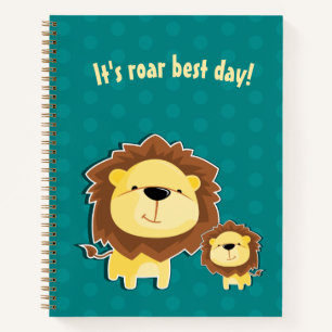 Carnet Joli Lion Et Baby Cub Anniversaire de enfant