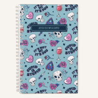 Joli motif de doodle anti Saint-Valentin