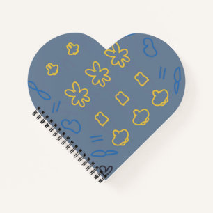 Carnet Joli motif minimaliste pastel Kawaii