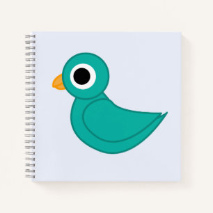 Carnet Joli oiseau bleu