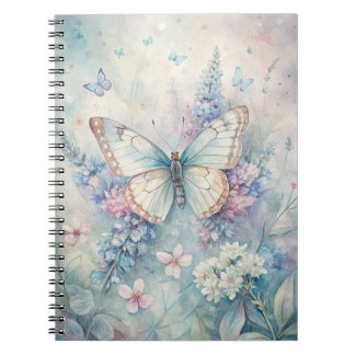 Carnet Joli papillon sur les fleurs