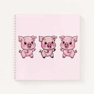 Carnet Joli petit bébé cochon