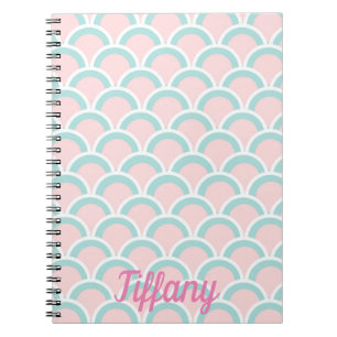 Carnet Joli rose et vert