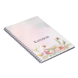 Carnet Joli rose rose floral