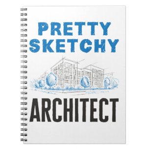 Carnet Joli Sketchy Architect Architecture Étudiant