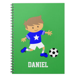 Carnet Joli Soccer Star Boy, Thème De Football