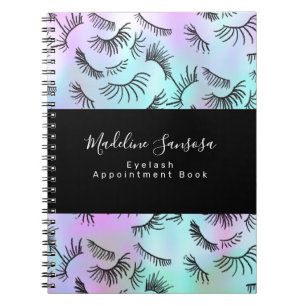 Carnet Joli Technicien Eyelash Pastel Eyelashes Doodles