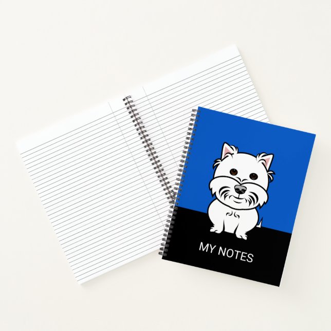 Carnet Joli West Highland Terrier (Intérieur)