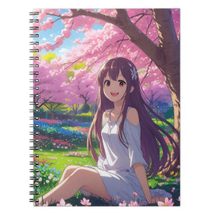 Carnet Jolie Fille Anime
