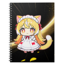 Jolie Fille Chibi Blonde en Robe Midi