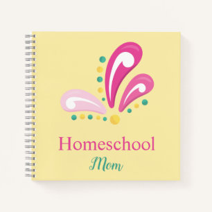Carnet Jolie mère d'école familiale décorative