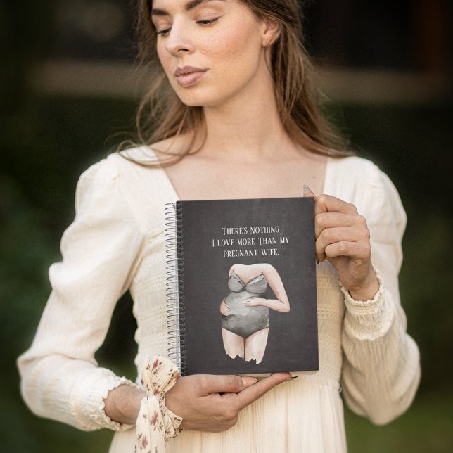 Carnet Jolie Romantique Grossesse Femme Cadeau Avec Citat (Créateur téléchargé)