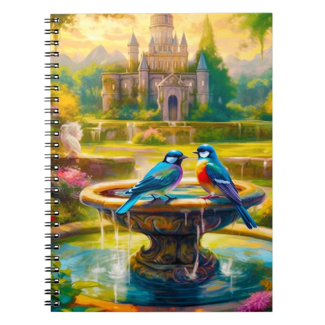 Carnet Jolie scène d'oiseaux (Devant)