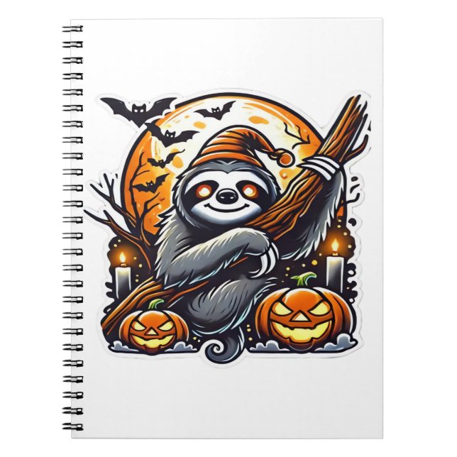 Carnet Jolie Soirée Sloth Halloween classique T-shirt (Devant)