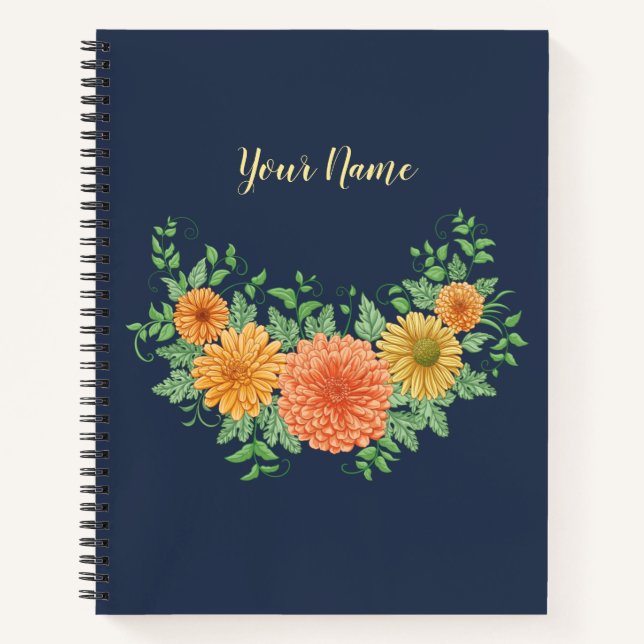 Carnet Jolies fleurs d'été sourire (Devant)