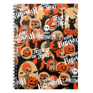 Carnet Jolies vibrations effrayantes d'Halloween